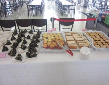 餐廳準(zhǔn)備的各種點心 餐廳準(zhǔn)備的各種點心