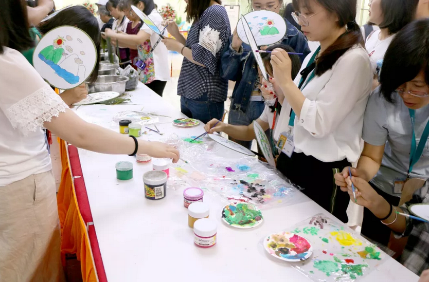 手繪團扇 手繪團扇